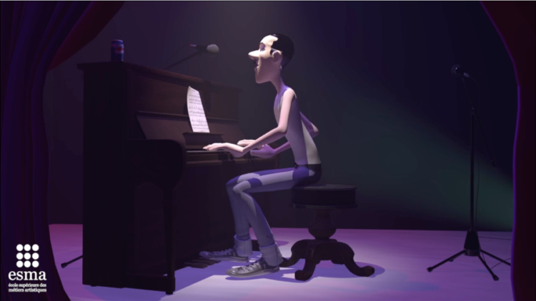 Exercice d'animation 3D : les émotions sur trame sonore !